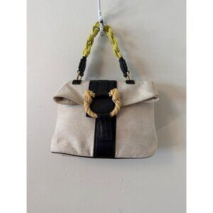 Bvlgari Beige Canvas Leoni Handbag 117131 BNN05